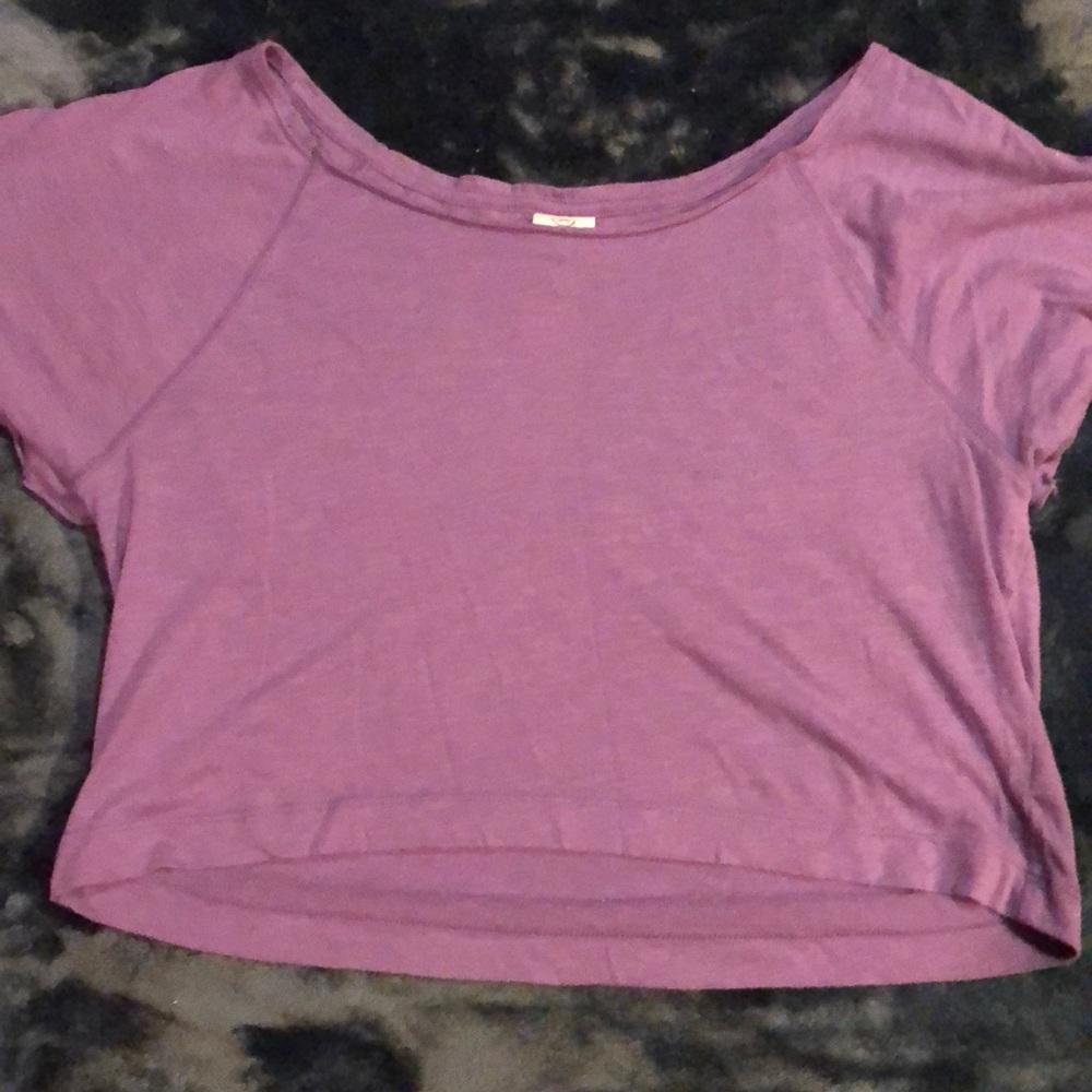 Plain PINK crop top